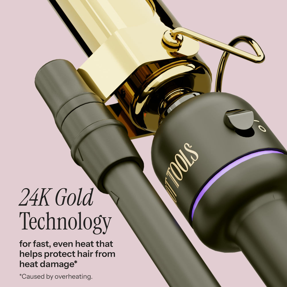 Hot Tools Pro Artist 24K gold Marcel heat distribution for even styling