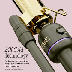 Hot Tools Pro Artist 24K gold Marcel heat distribution for even styling