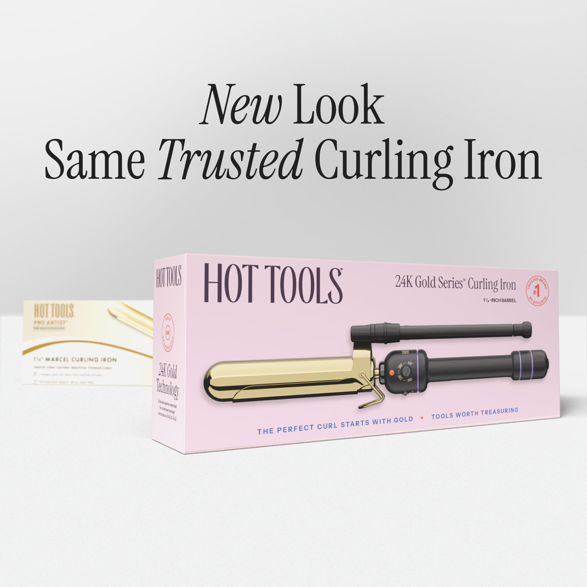 Hot Tools Pro Artist 24K gold Marcel is a stylist favorite for salon-ready results