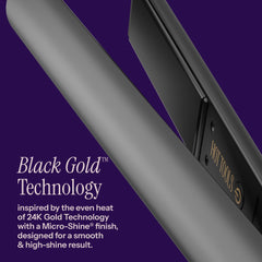 Hot Tools flat iron with rounded edges for versatile styling and shine