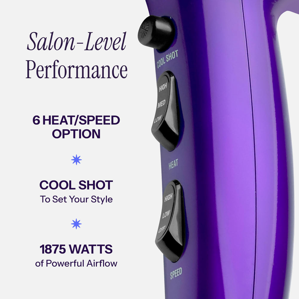 Hot Tools Pro Artist removable lint filter simplifies cleaning and maintenance.