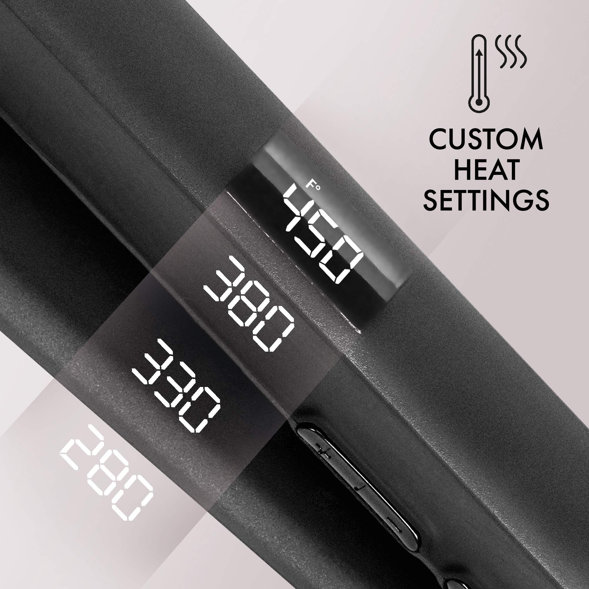 30-second heat up saves time and starts styling quickly.