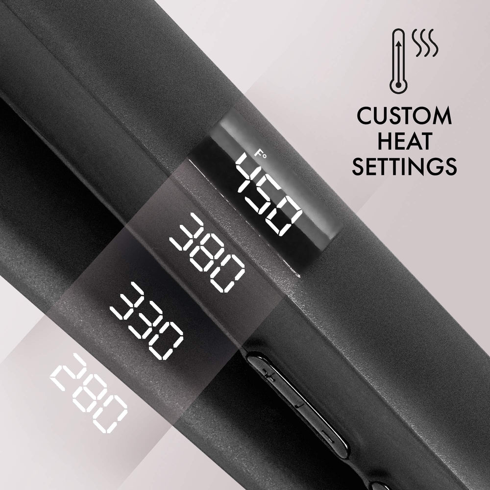 30-second heat up saves time and starts styling quickly.