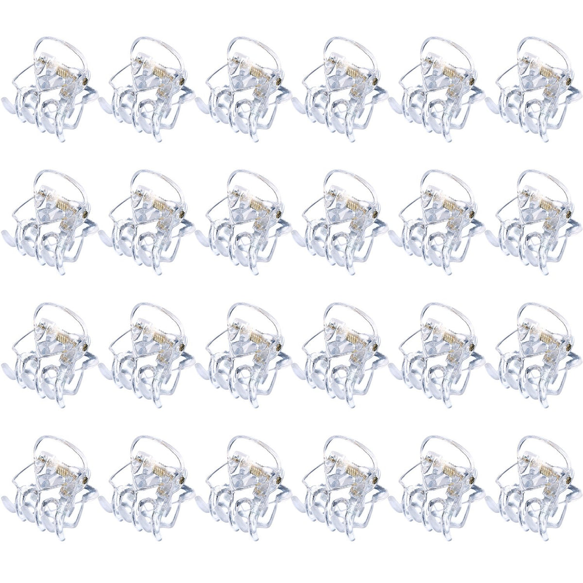 Hotop pinza de pelo mini claras en empaque, ideal para peinados rápidos.