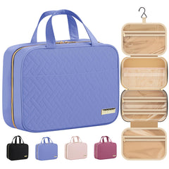 HOTOR travel toiletry bag hanging hook for easy access on trips
