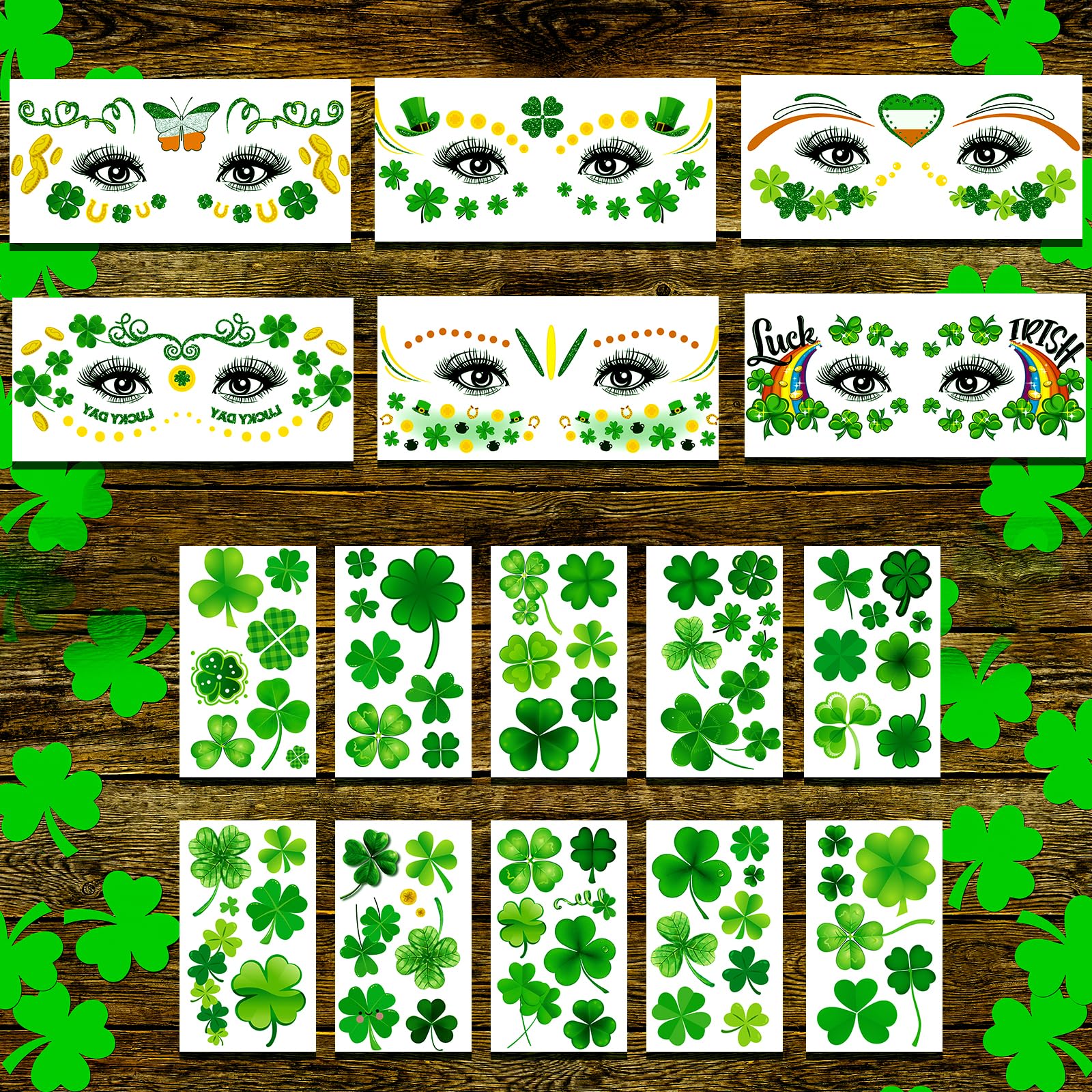 Hotoyannia clover shamrock designs bring luck-inspired shimmer to celebrations.