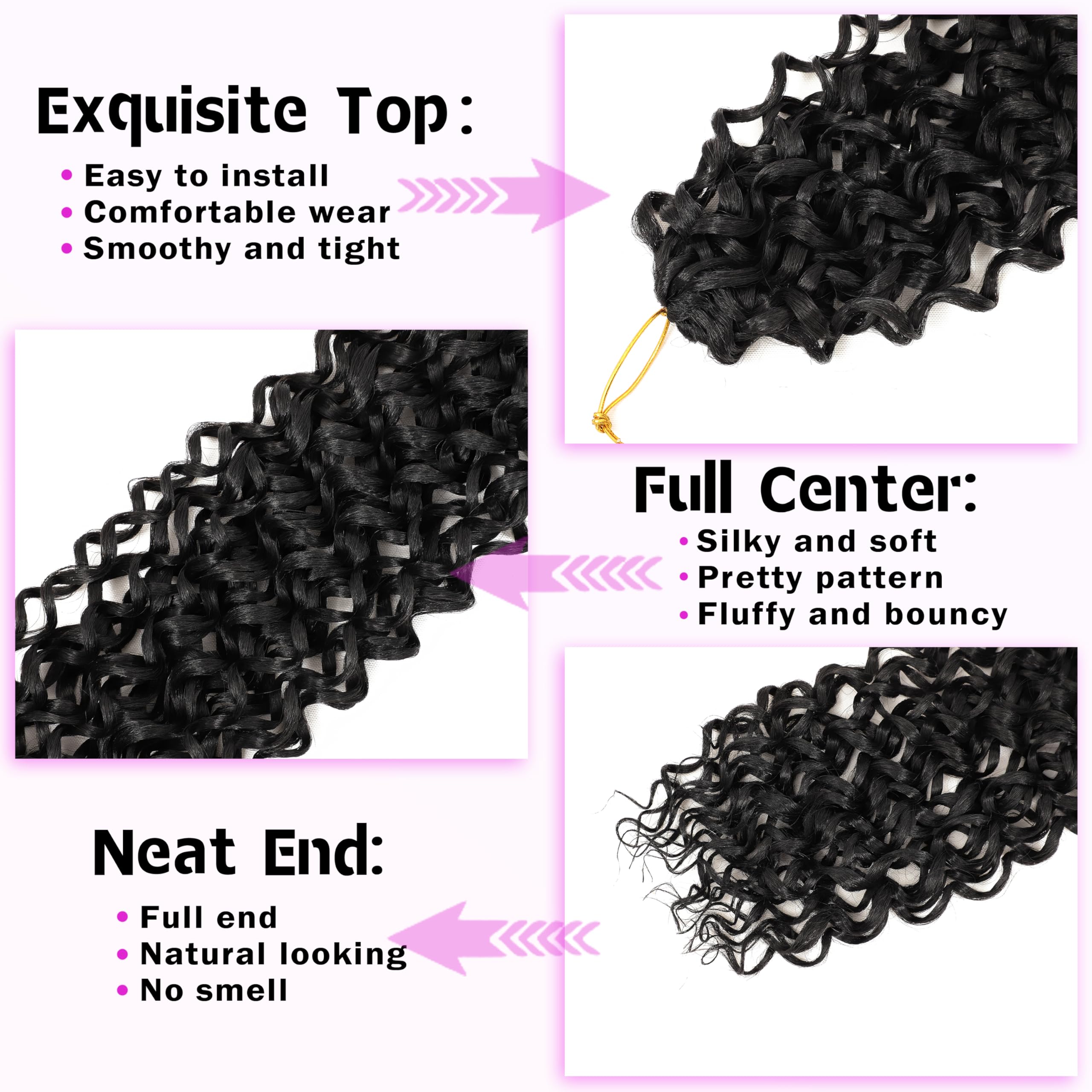 Hottoii Gogo Curl 18in soft silky texture for comfortable wear.