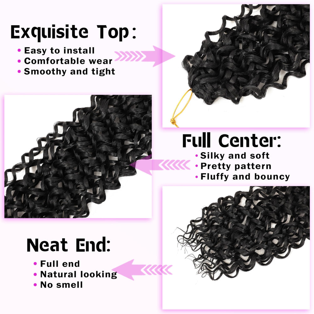 Hottoii Gogo Curl 18in soft silky texture for comfortable wear.