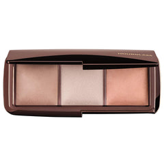Hourglass Ambient Lighting Palette compact close-up shows a soft, universal glow for all skin tones.