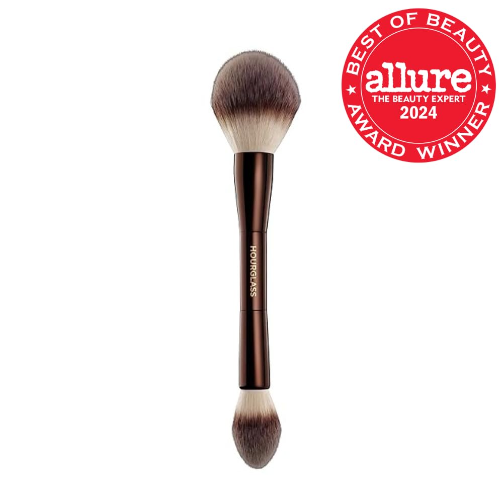 Hourglass Veil Powder brush with rounded end for seamless all-over application