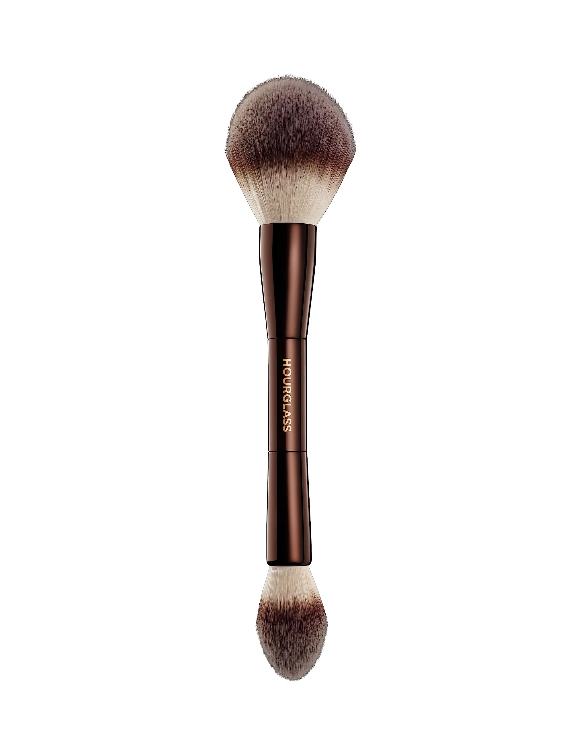 Hourglass Veil Powder brush with tapered end for precise under-eye setting
