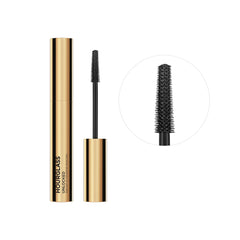 Hourglass Unlocked lashes after application show dramatic length and lift