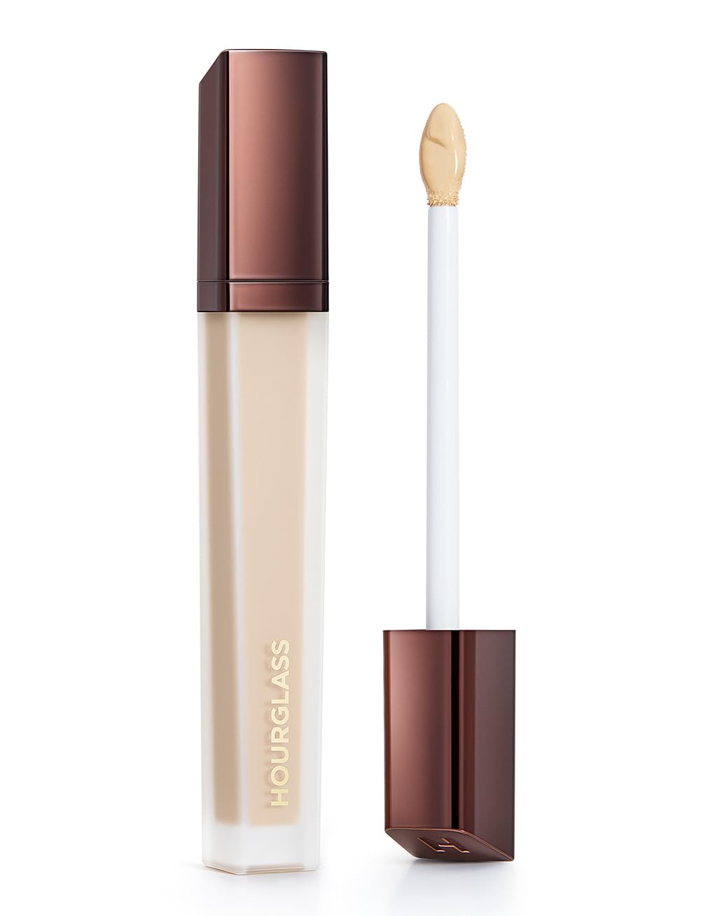 Hourglass Vanish Airbrush Concealer bottle close-up showing weightless finish for natural-looking coverage.