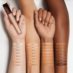 Hourglass Vanish Airbrush Concealer matte natural finish on skin.