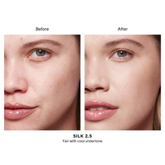 Hourglass Vanish Airbrush Concealer swatch illustrating even skin tone and brightness