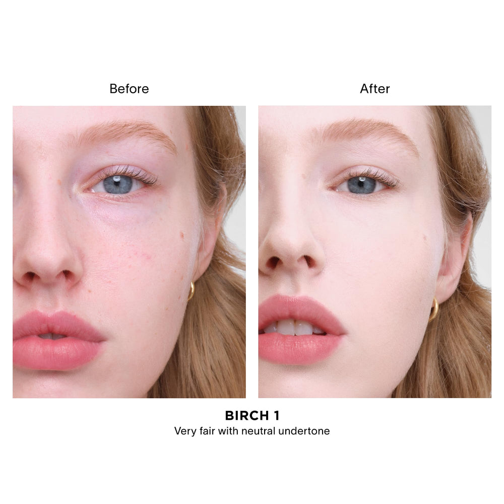 Hourglass Vanish Airbrush Concealer swatches displaying seamless shade blending.