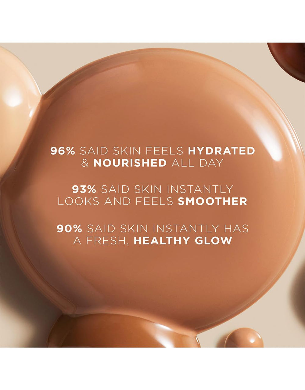 Hourglass Veil Hydrating Skin Tint close-up highlighting hyaluronic acid and botanicals.