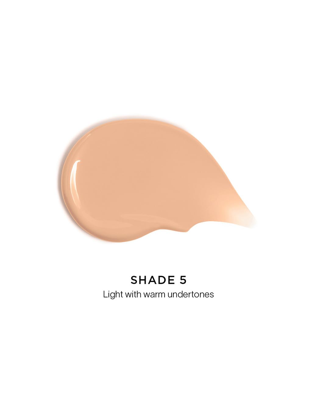 Hourglass Veil Hydrating Skin Tint swatch on skin demonstrating sheer coverage.