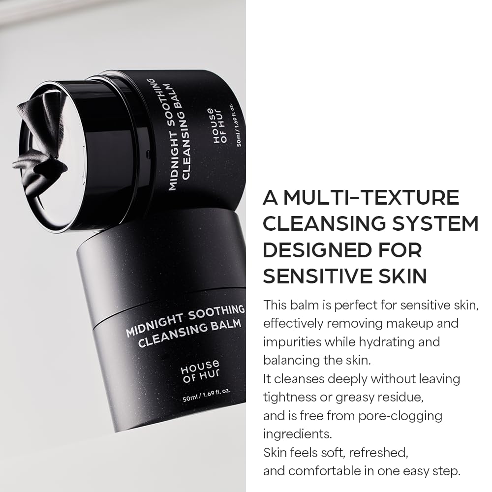 House of Hur Midnight Soothing Cleansing Balm: disuelve maquillaje y protector solar suavemente.