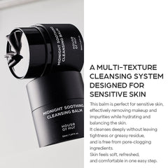 House of Hur Midnight Soothing Cleansing Balm: disuelve maquillaje y protector solar suavemente.