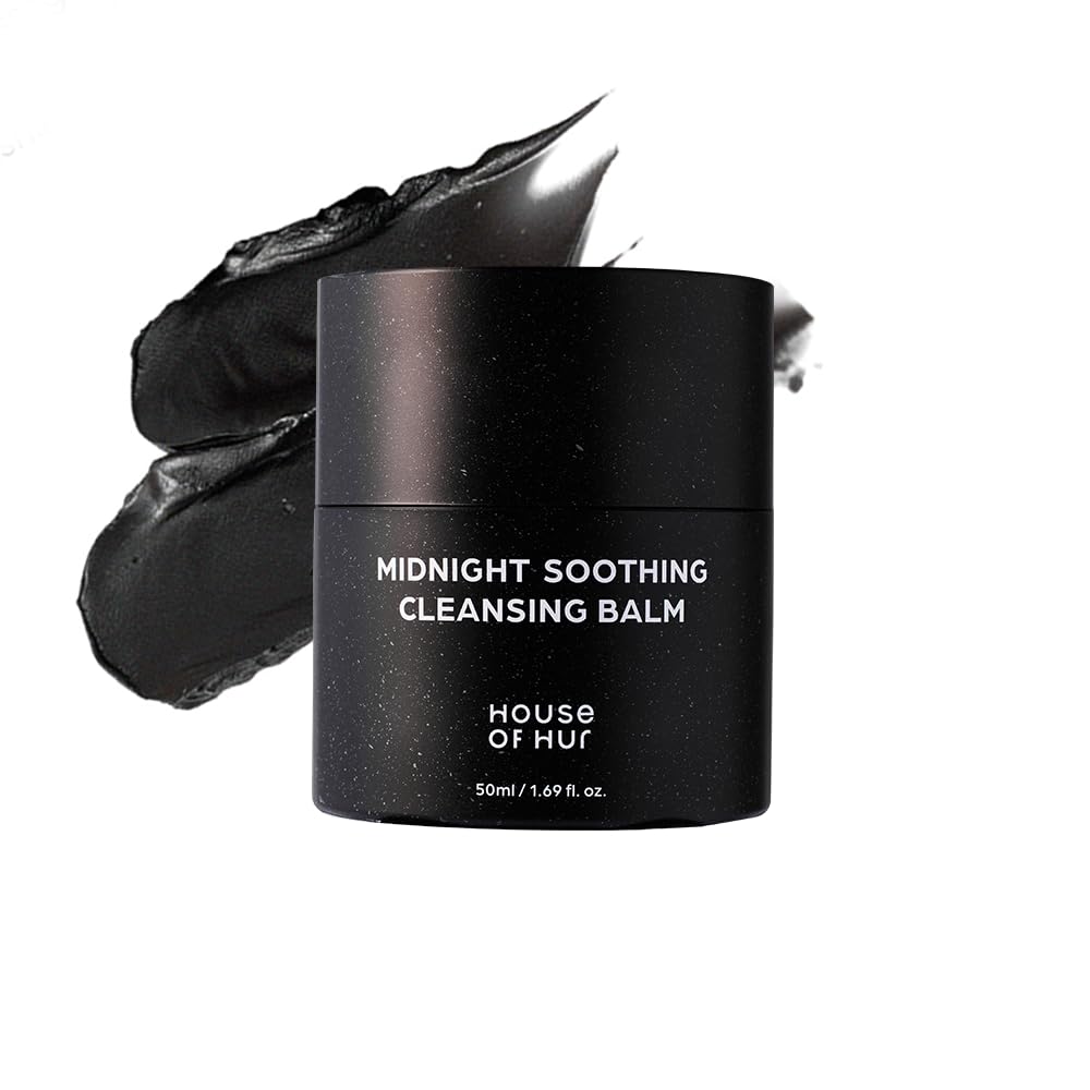 House of Hur Midnight Soothing Cleansing Balm: empaque elegante para frescura diaria.