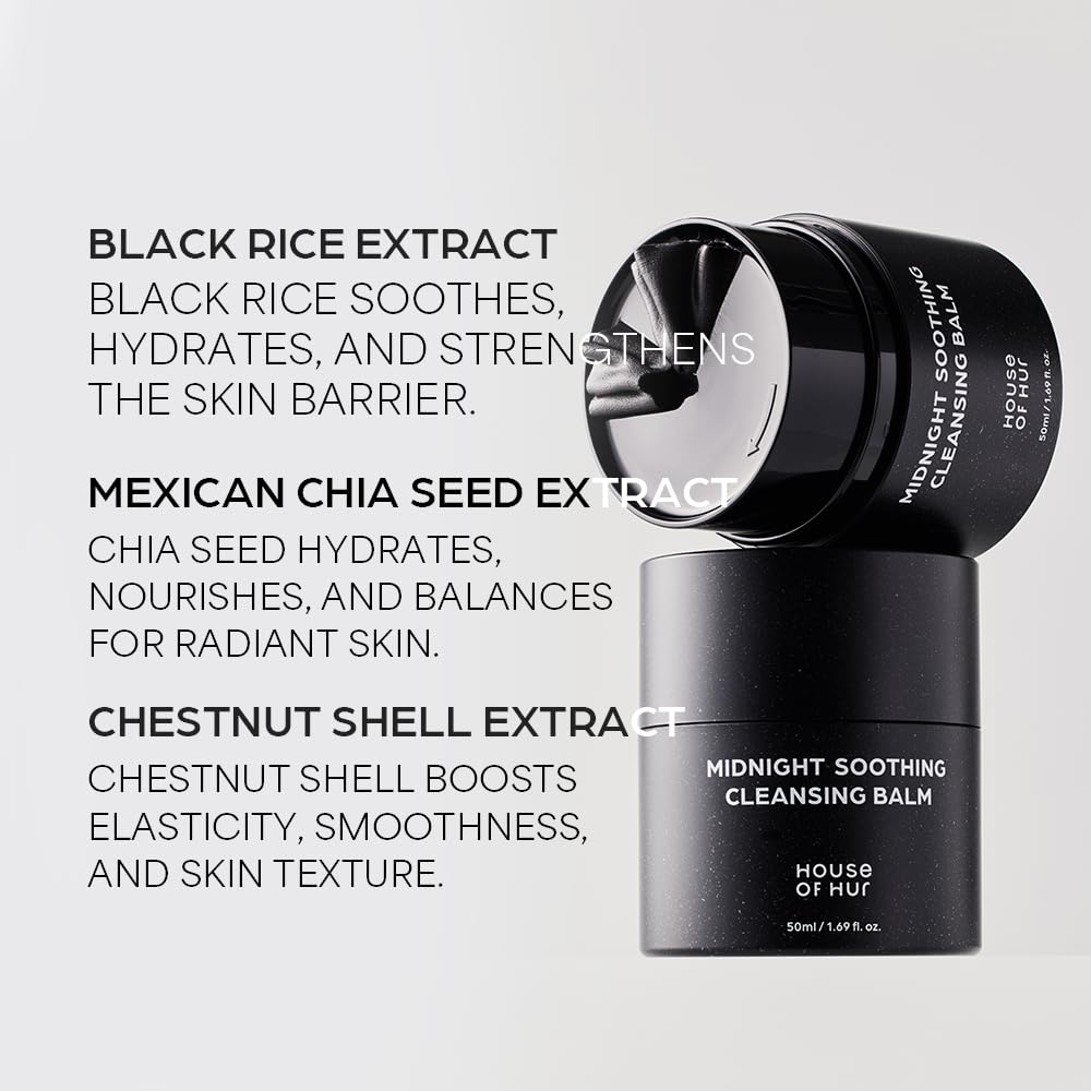 House of Hur Midnight Soothing Cleansing Balm: emulsiona leche para enjuague suave.
