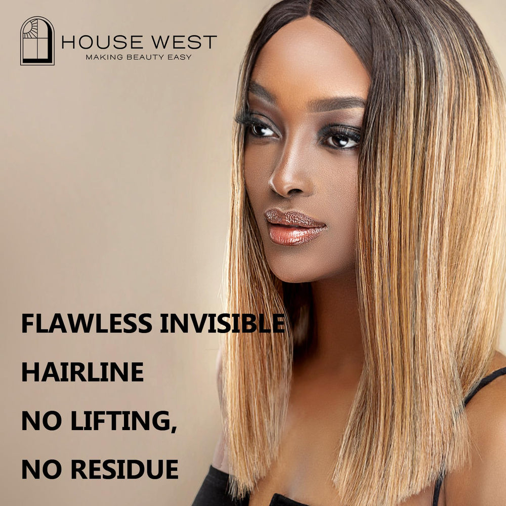House West glue dries in 60 seconds with no residue.