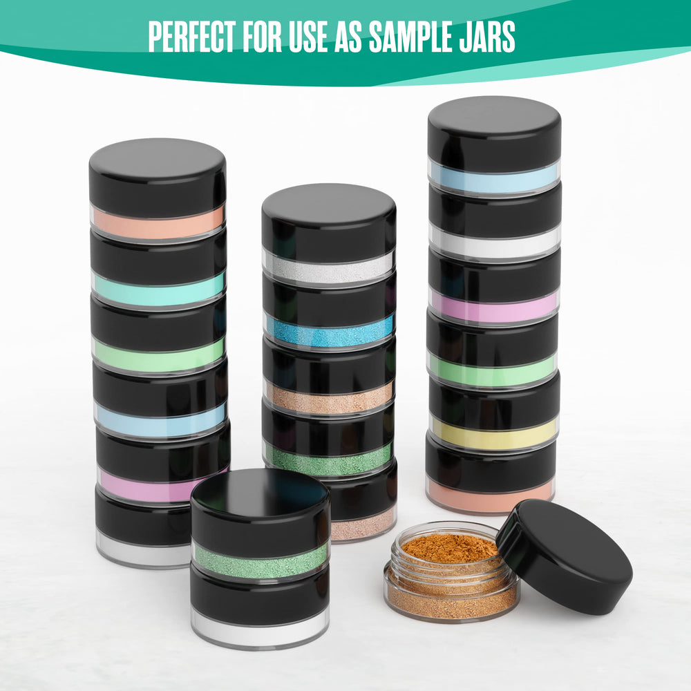 Houseables clear acrylic sample container offers leak proof packaging for small quantities