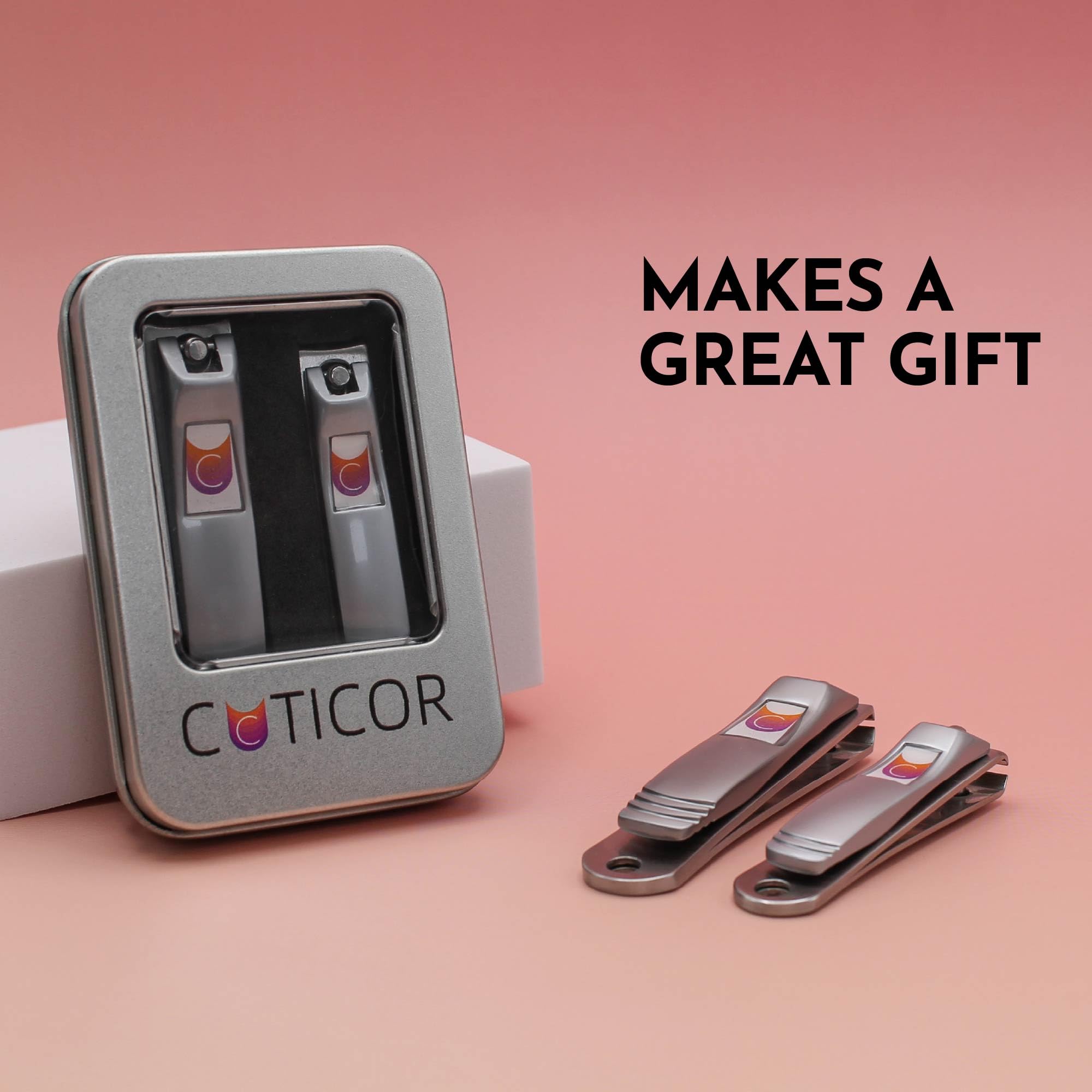 Houseify CUTICOR ergonomic-handle clippers ensure comfortable precision for daily grooming