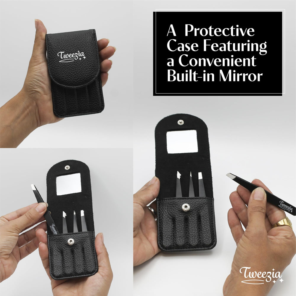 Ingrown hair remover tweezers for safe extraction.