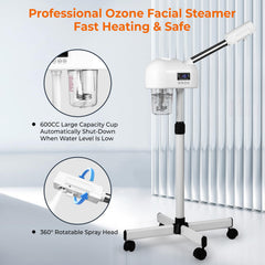 Hovinke steamer timer function helps set session length precisely