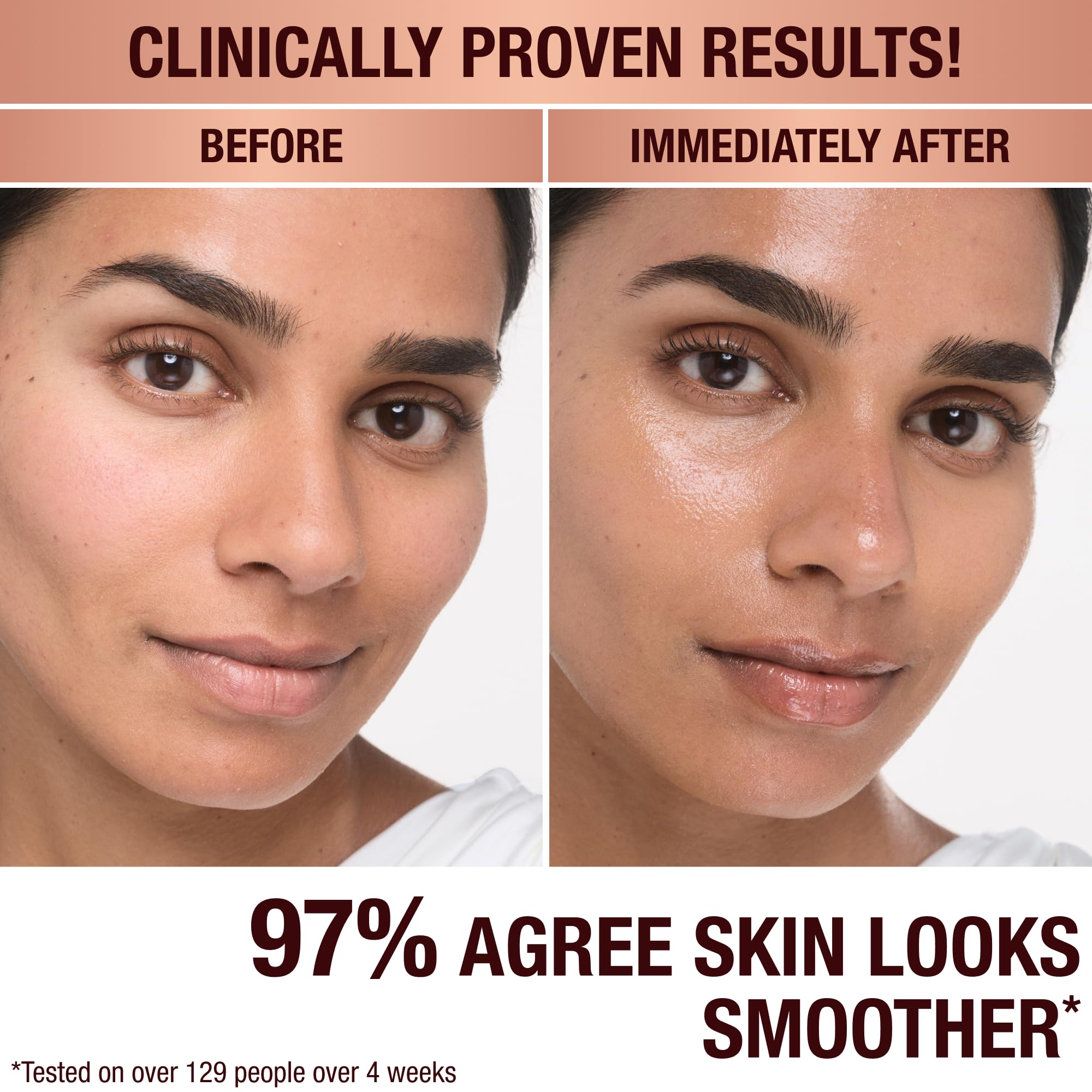 Close-up applying Magic Cream in upward and outward motions for even coverage.