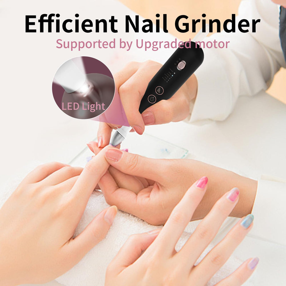 Hoxida low-noise, low-heat motor enables comfortable home manicures.