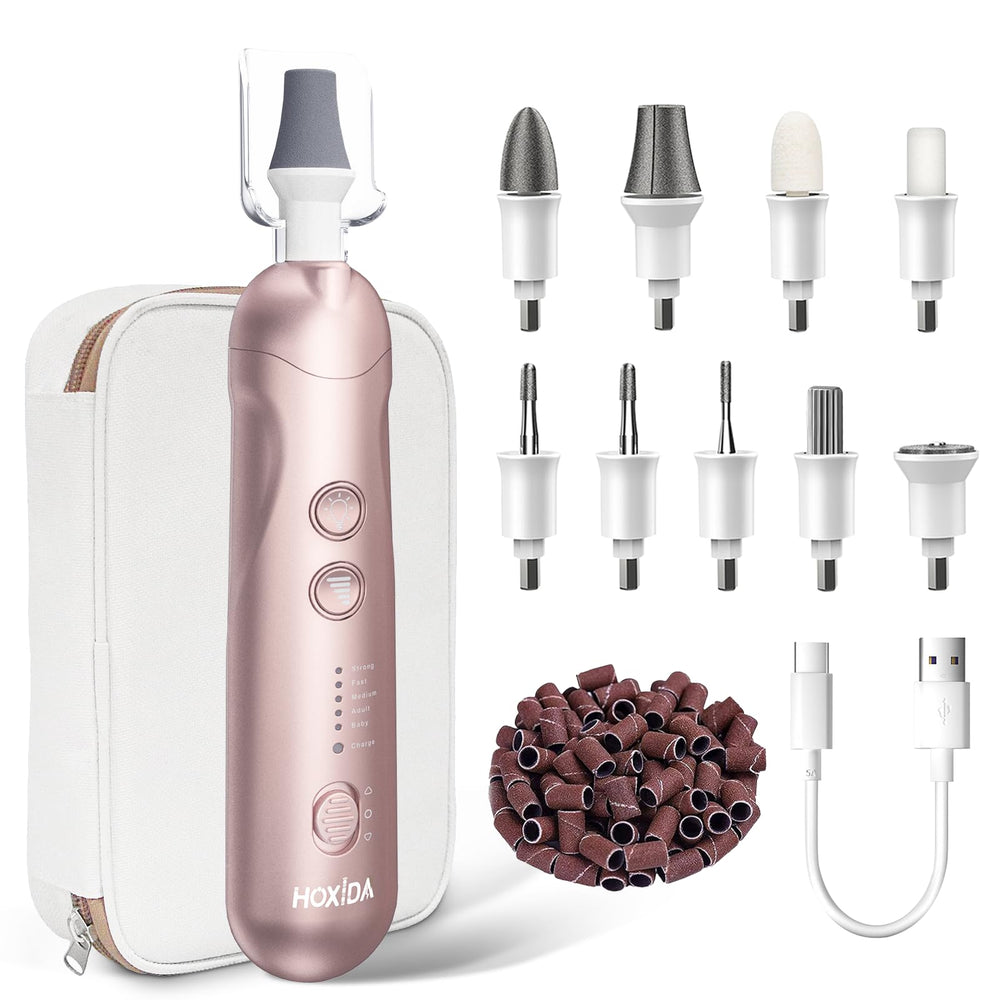Hoxida manicure pedicure kit case for at home nail care