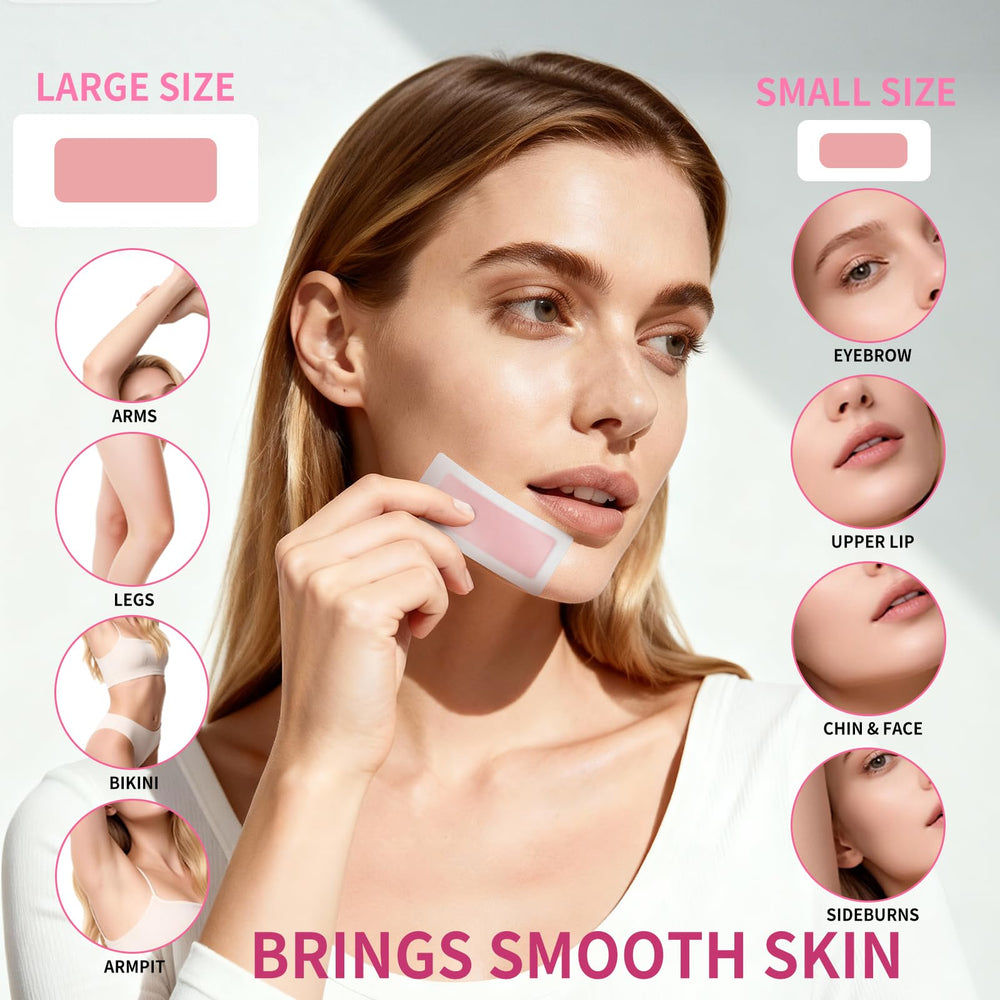 hoyesch calming oil wipes help clean residue and soothe skin post-wax.
