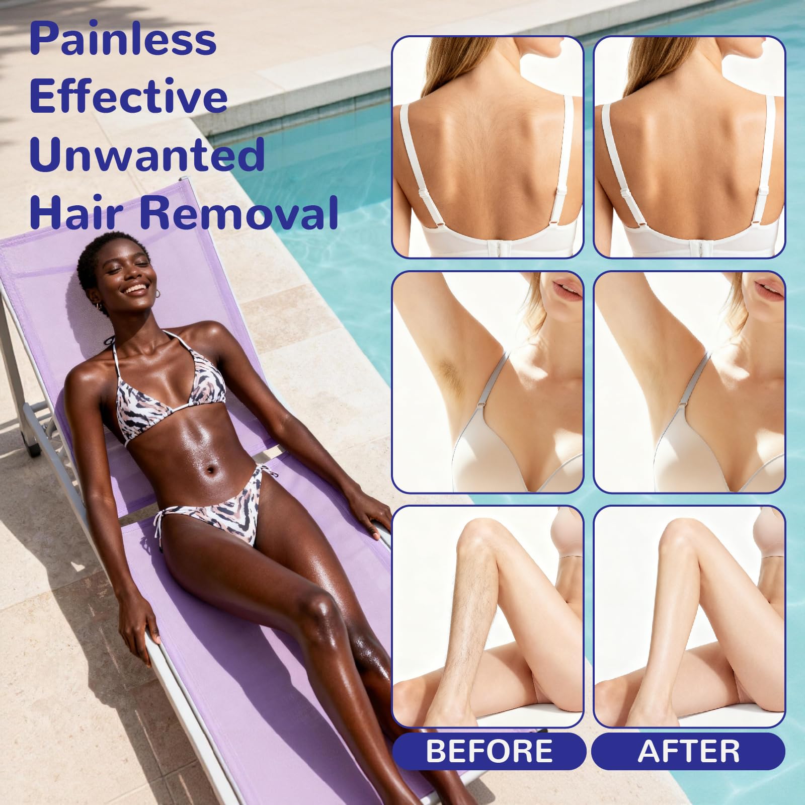 hoyesch crystal hair eraser washable design shown under running water for easy cleaning