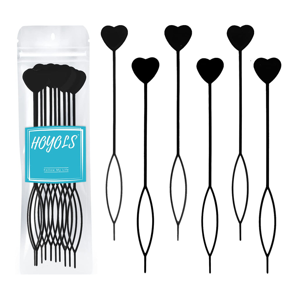 HOYOLS beador rápido para trenzas, enfoque frontal, facilita peinados rápidos