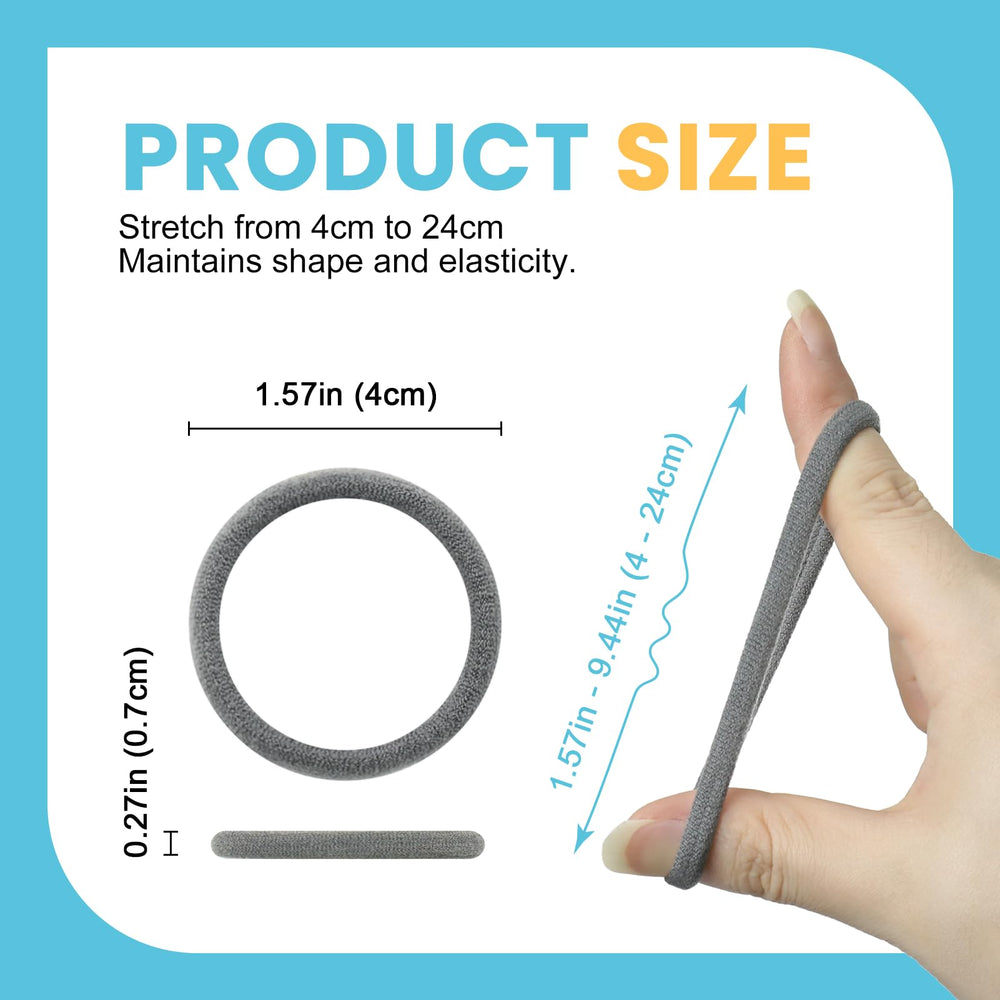 HOYOLS elastic range from 4 cm to 30 cm with high recovery.