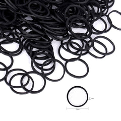 HOYOLS kid-friendly hair tie on a braid for secure style