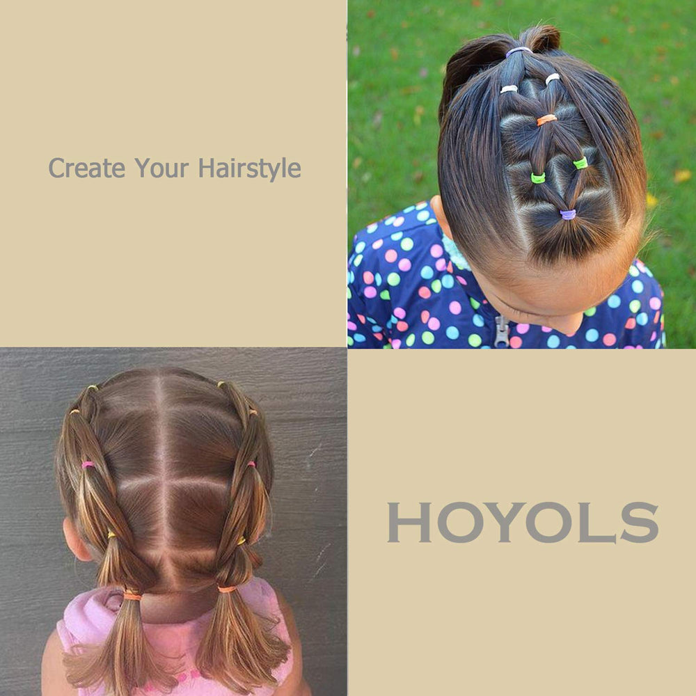 HOYOLS kids-friendly hair ties ideal for babies and children