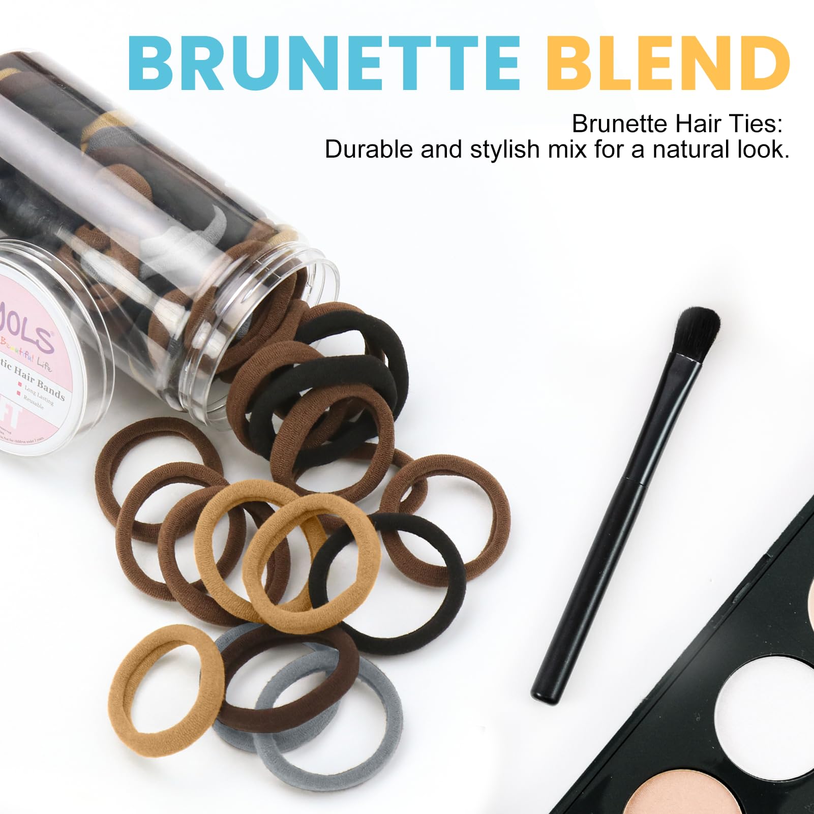 HOYOLS hair ties suitable for many hair types and lengths.