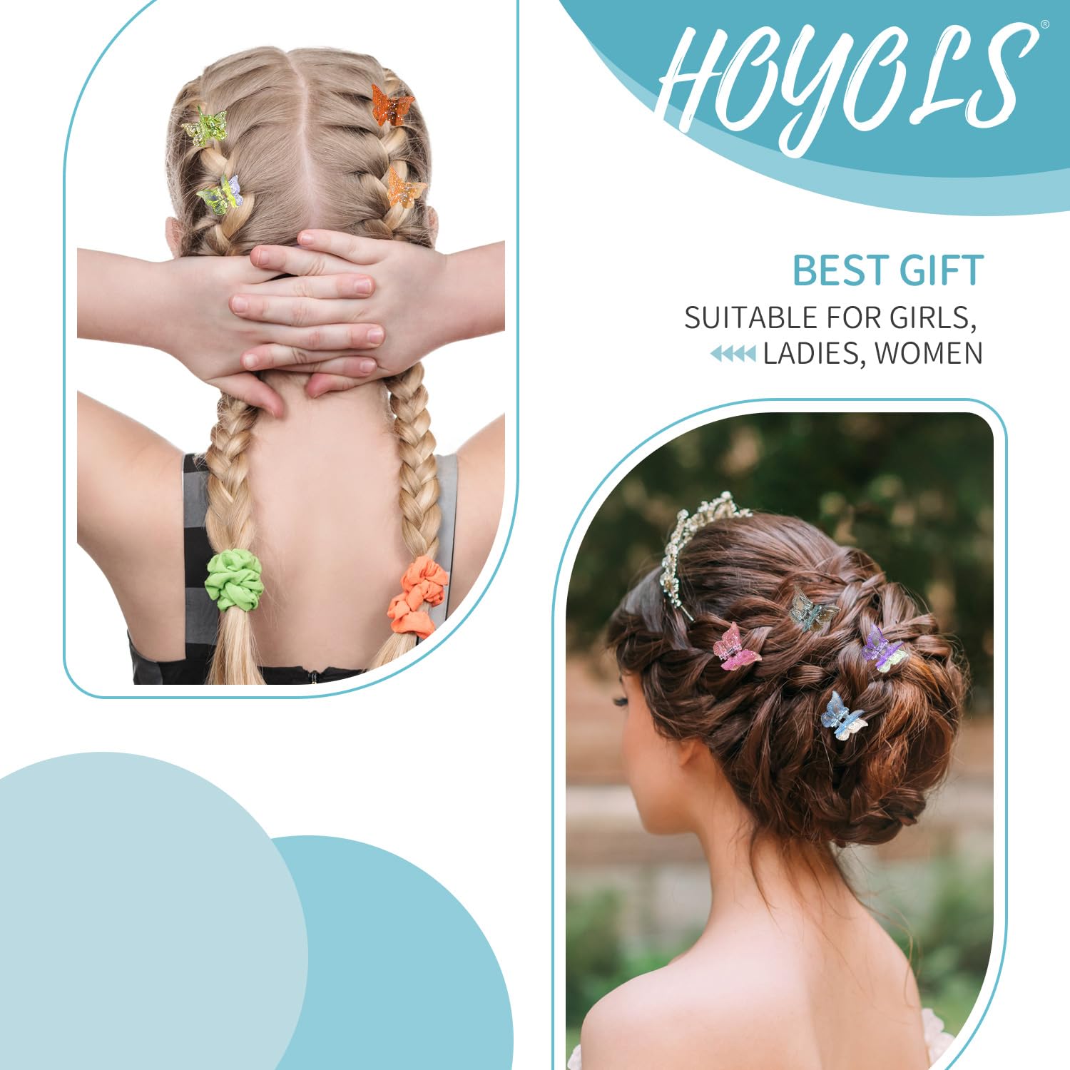 HOYOLS Y2K butterfly clip adds nostalgic flair to any hairstyle