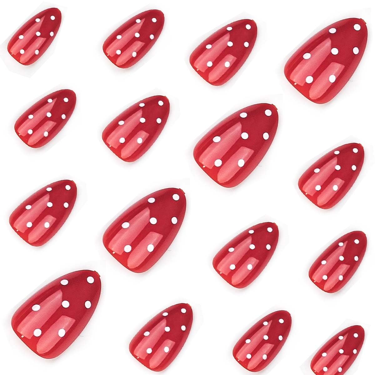 HPYFOI kit uñas postizas 24 piezas para manicura rápida