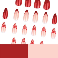 HPYFOI kit uñas valentinas adherentes: todo lo necesario para manicura casera.