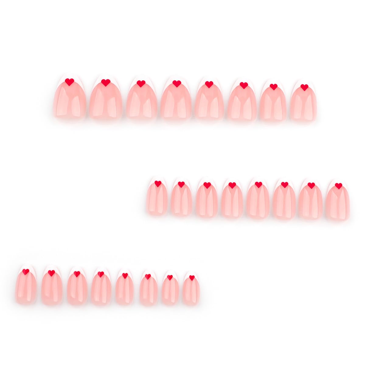 HPYFOI uñas con punta francesa para un estilo elegante