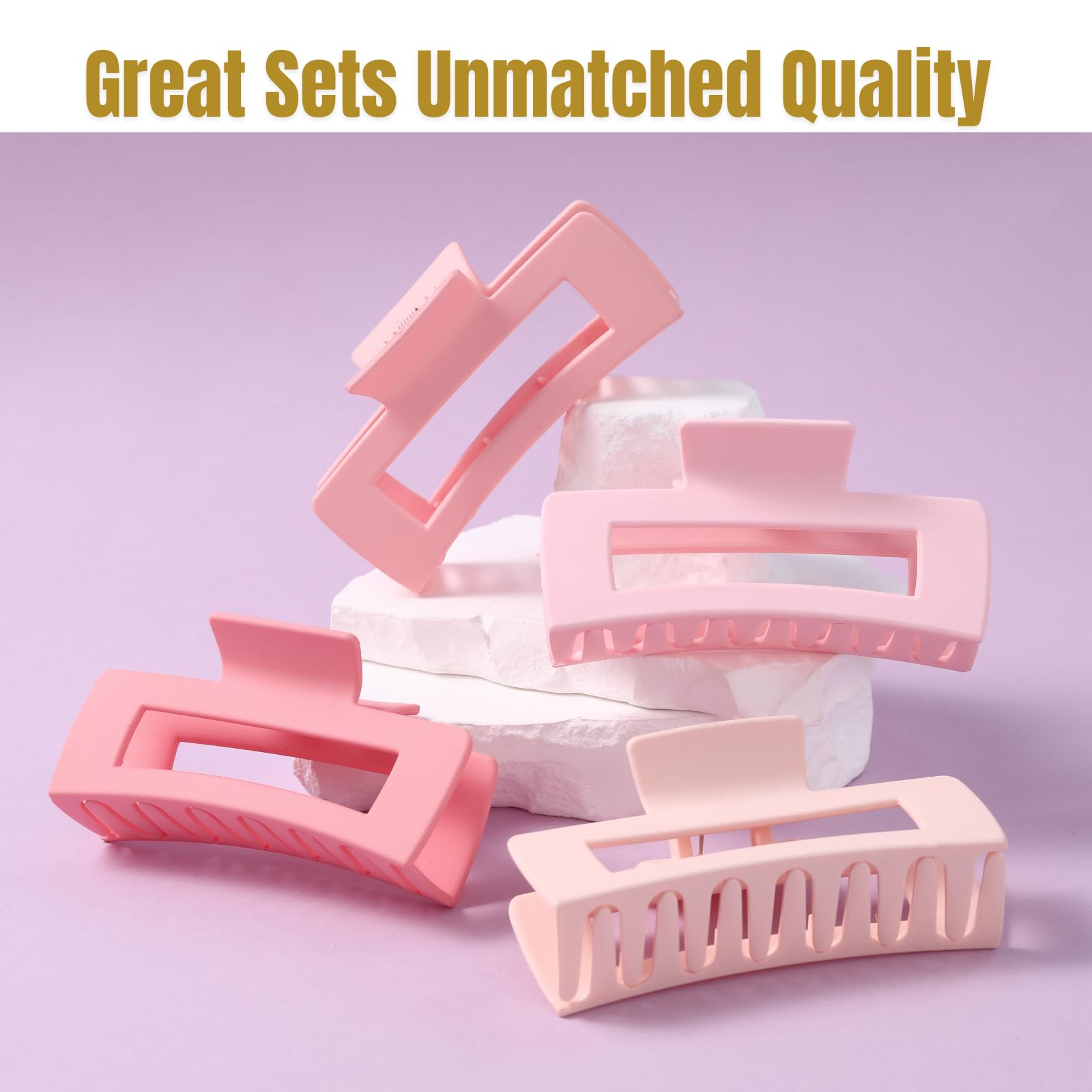 HQ-SITE 4.3-inch clip holds hair firmly with comfortable grip