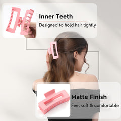HQ-SITE non-slip design keeps hair in place during styling