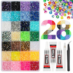 HRLbrc kit bedazzler con contenido completo para manualidades brillantes