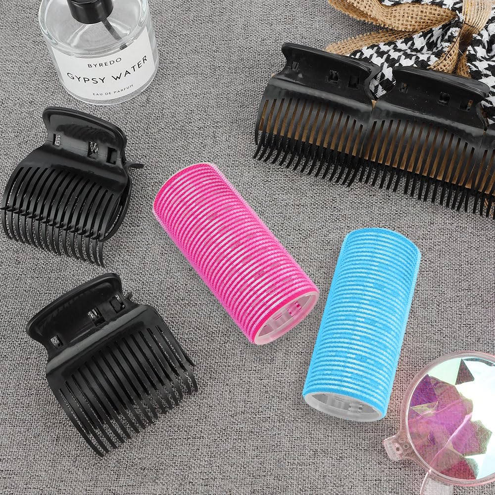 Hropzrcs hair curler clip heat-resistant plastic, lightweight and safe.