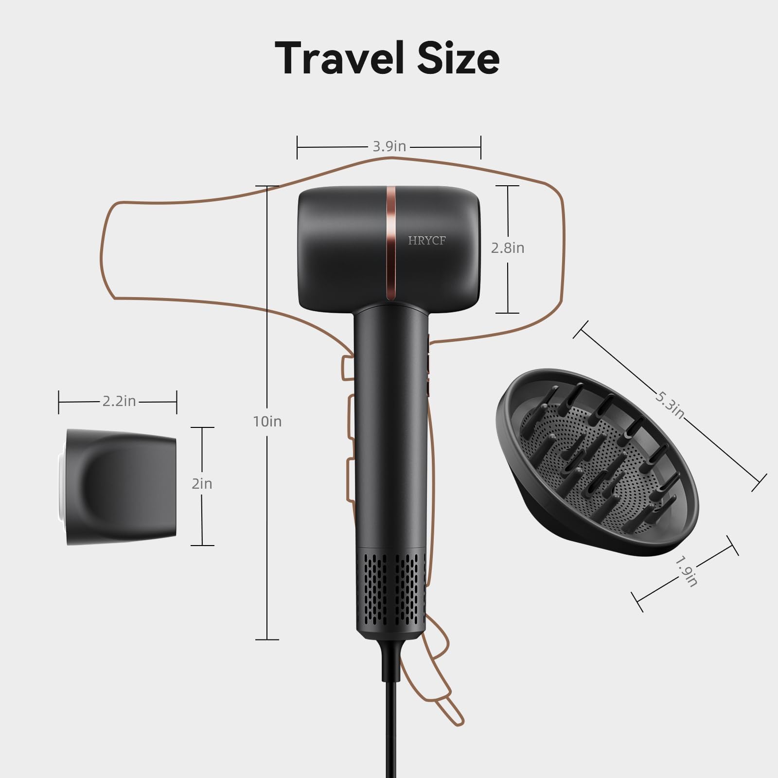 HRYCF Low-noise operation at 55 dB for quiet styling